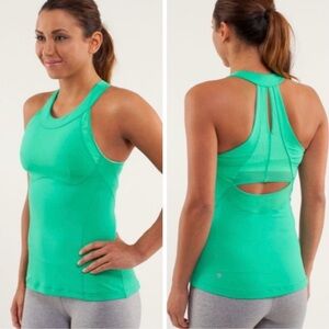 Lululemon Run Green Make It Count Tank Top 8